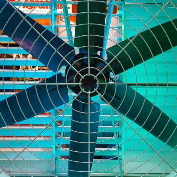 Direct drive exhaust fan.