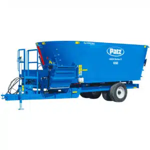 Patz 2400 Series Trailer TMR Vertical Mixer model 650.