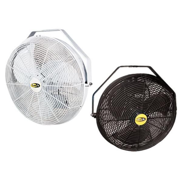 J&D Indoor/Outdoor UL507 Certified Wall, Ceiling or Pole Mount Fan (2 colors: White or Black).