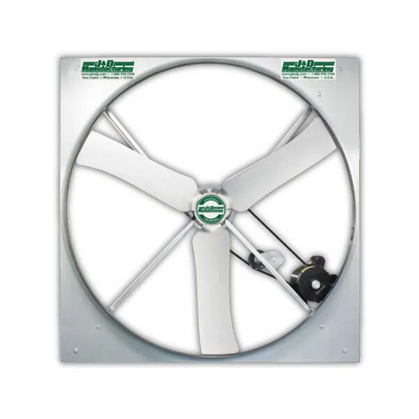 J&D Large Panel Fans. Belt Drive (50 plus inch model).
