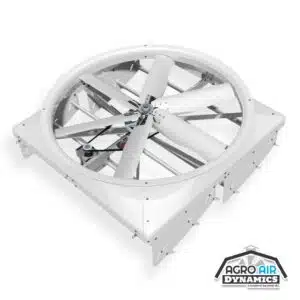 Agro Air Dynamics dairy barn cyclone fan.