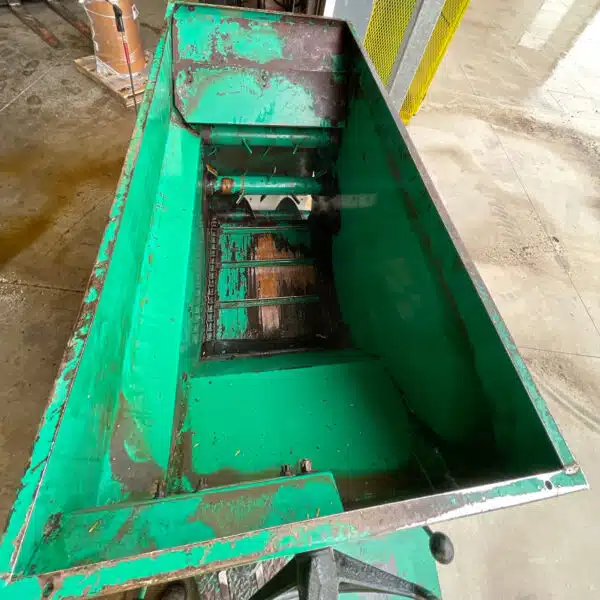 Top view of used WIC 45 motorized feed cart.